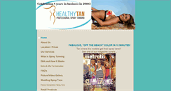 Desktop Screenshot of getahealthytan.com