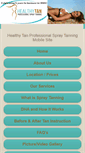 Mobile Screenshot of getahealthytan.com